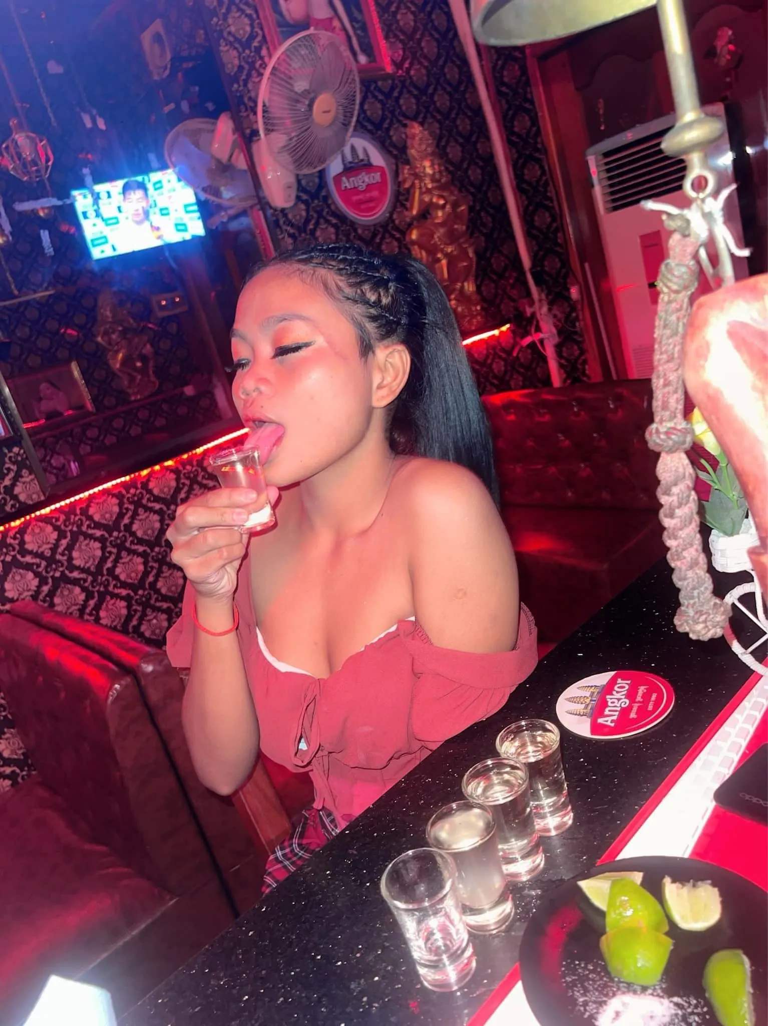 double d bar 110 shot